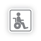Bold Superhero Accessibility Sticker